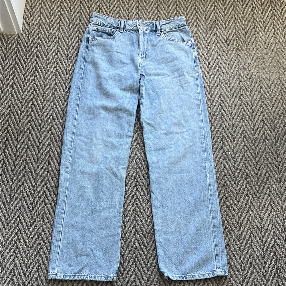 Garage Light Blue slouchy Denim Jeans (never worn)